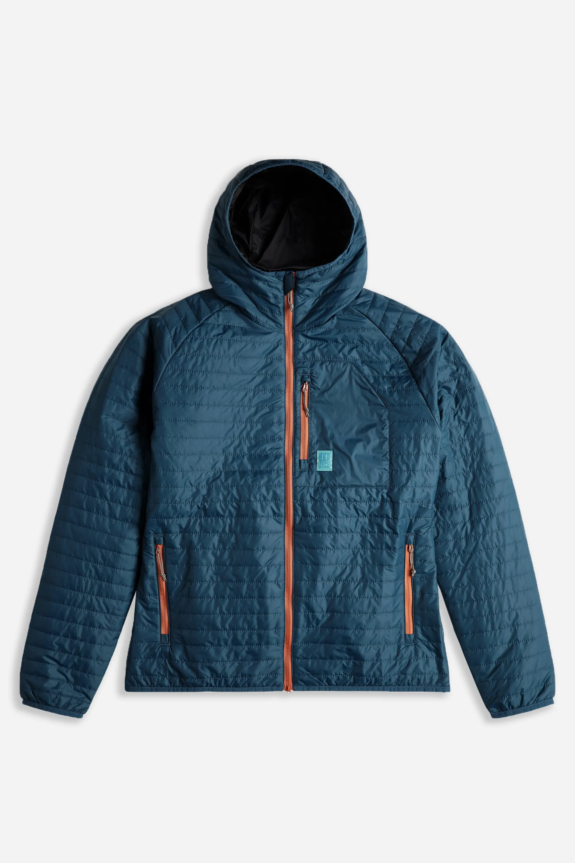 Global Puffer Hoodie Women's Pond Blue