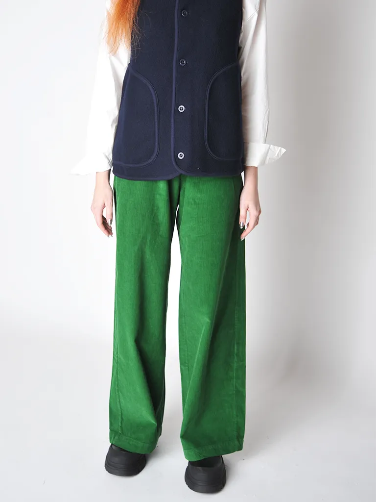 Green Corduroy Diana Pant