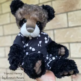 Harold Henry - 18" Kid Mohair and Alpaca Artist Baby Bear by Emma's Bears - OOAK