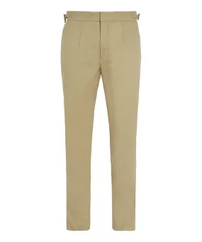 High Waisted Trousers - Tan