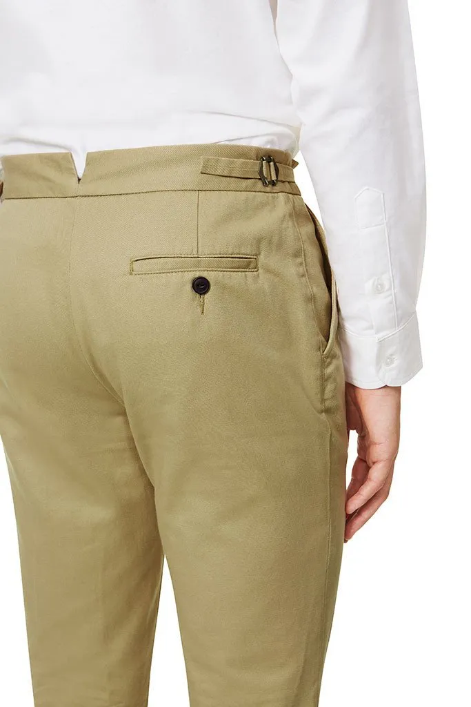 High Waisted Trousers - Tan