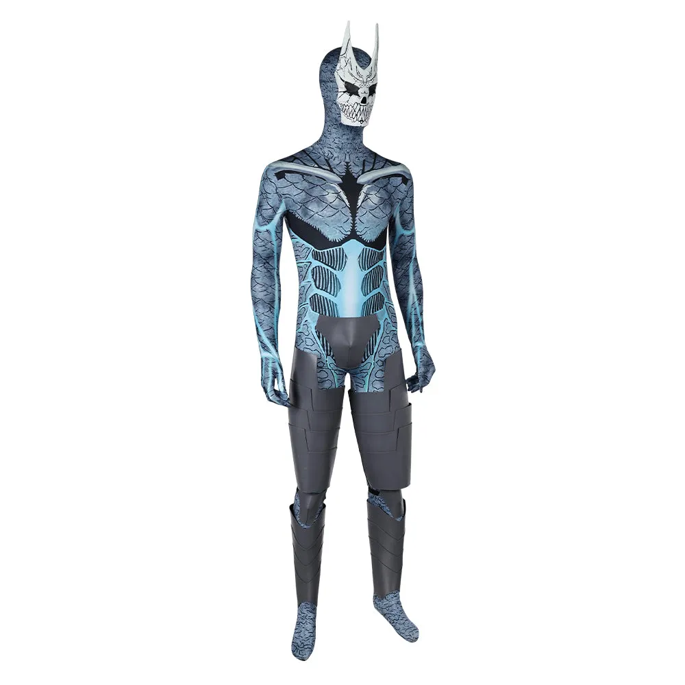 Kaiju No. 8 Kafka Hibino Blue Jumpsuit Party Carnival Halloween Cosplay Costume