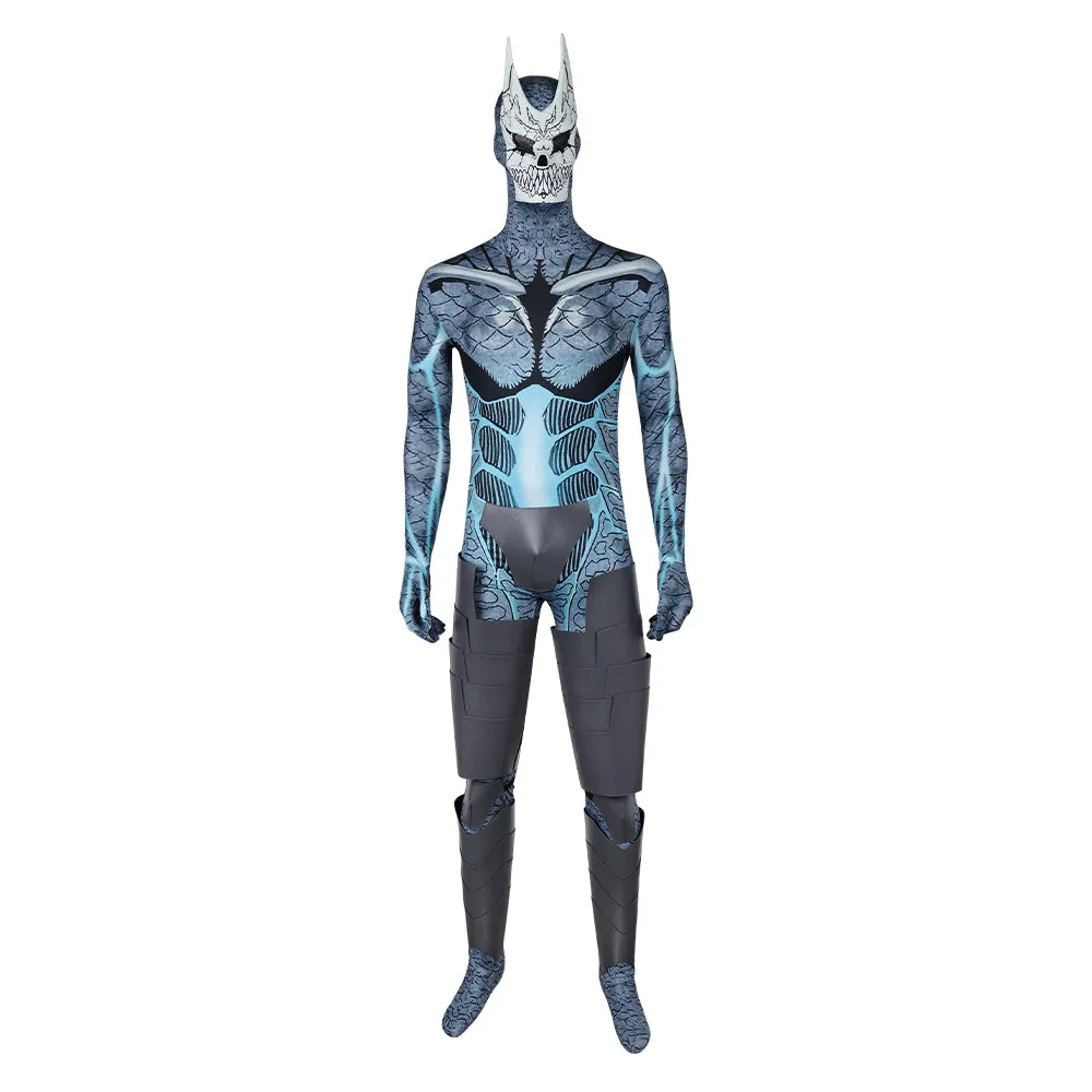 Kaiju No. 8 Kafka Hibino Blue Jumpsuit Party Carnival Halloween Cosplay Costume