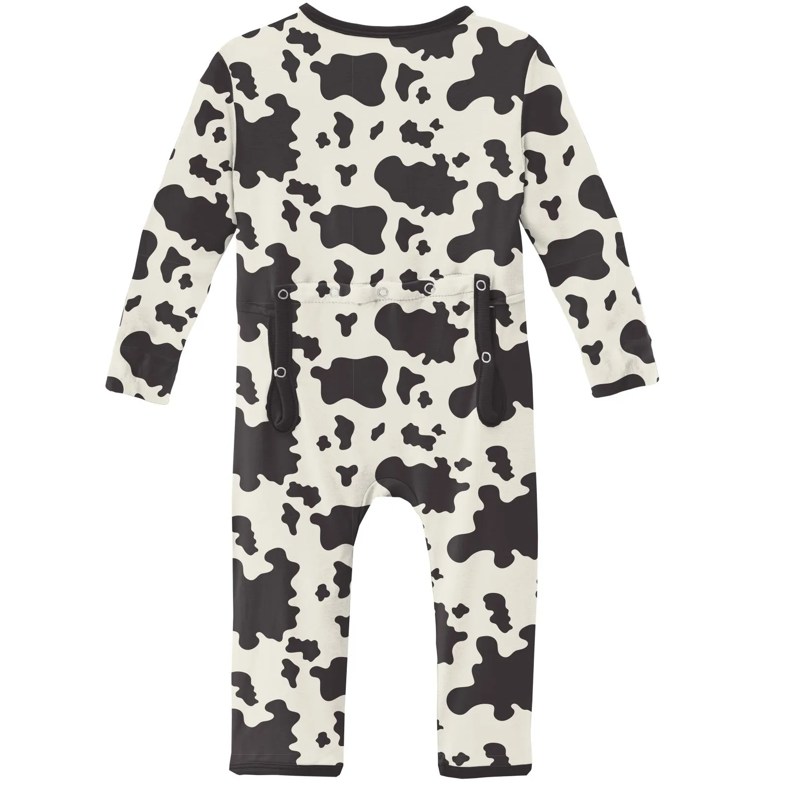 KicKee Pants Cow Print Coverall with Zipper