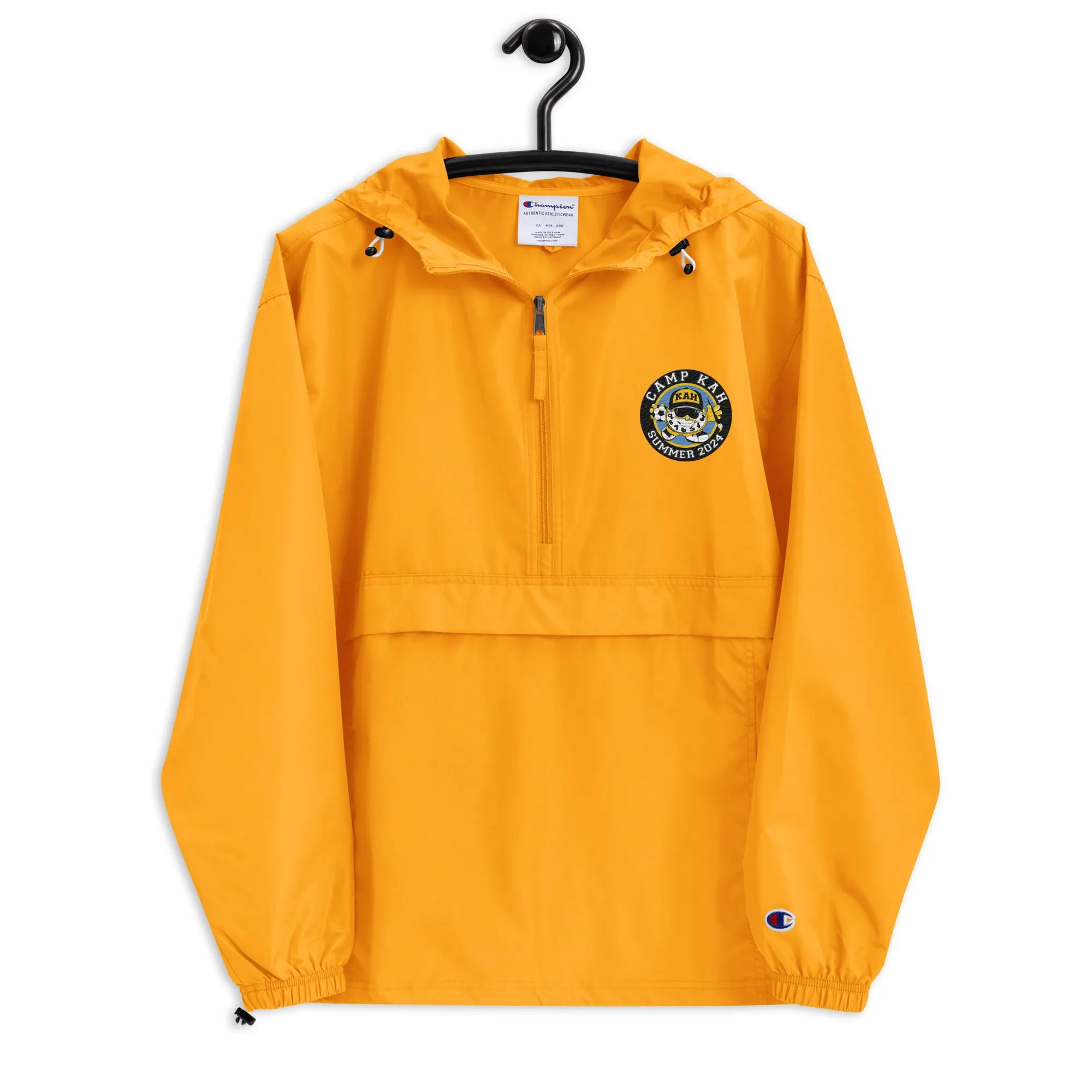 Kids After Hours Embroidered Champion Packable Jacket - Camp KAH