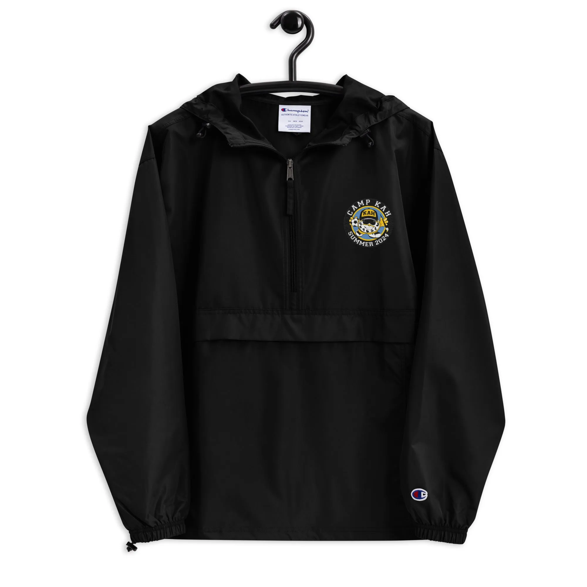 Kids After Hours Embroidered Champion Packable Jacket - Camp KAH