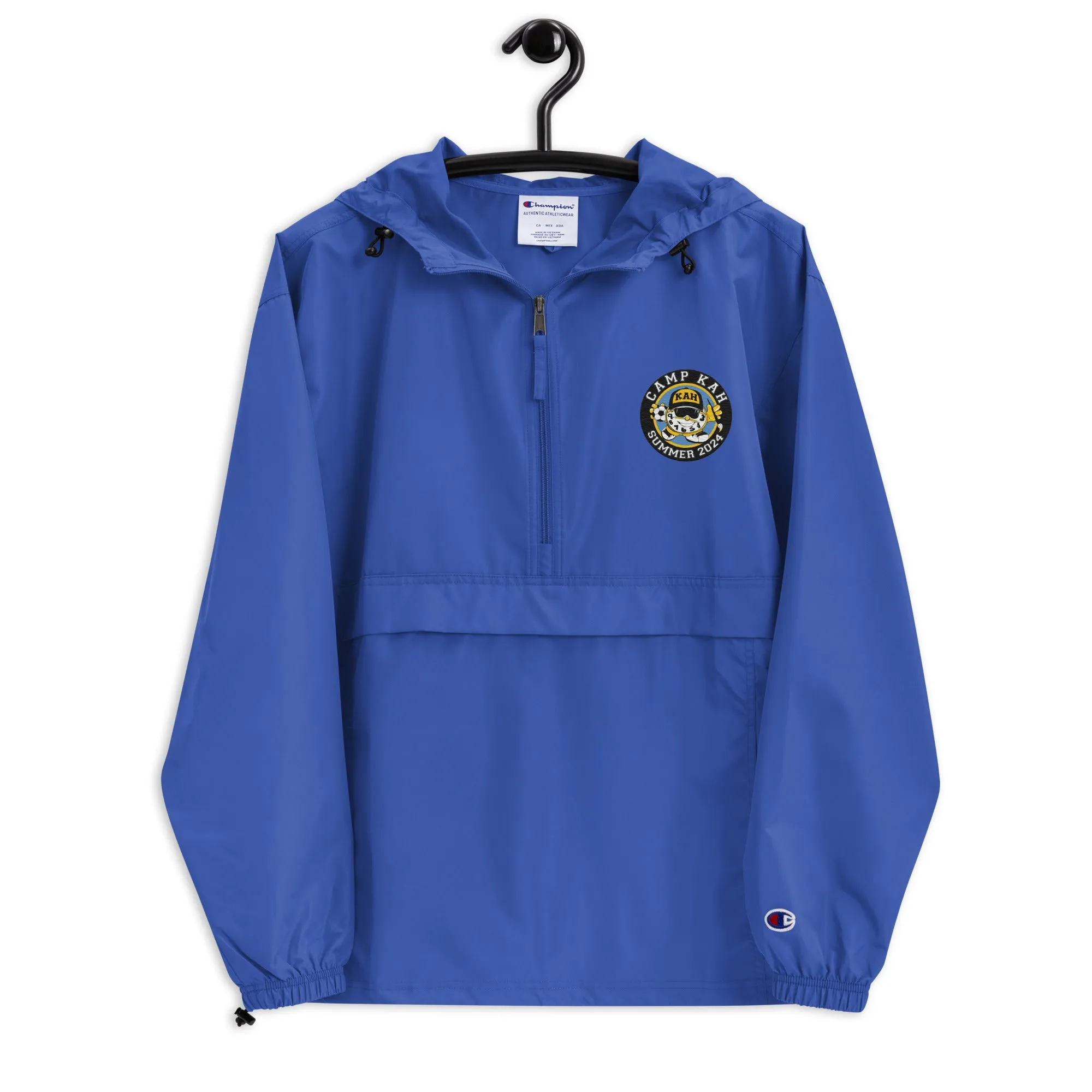 Kids After Hours Embroidered Champion Packable Jacket - Camp KAH