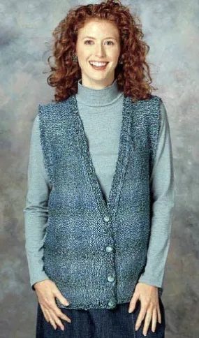 Knitted Casual Vest Pattern (Knit)