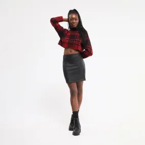 Leather Effect Skirt