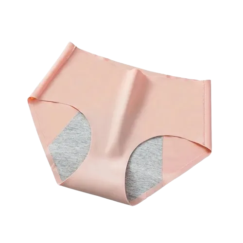 Lot de 3 Culottes anti-fuites en soie glacée - culotte invisible