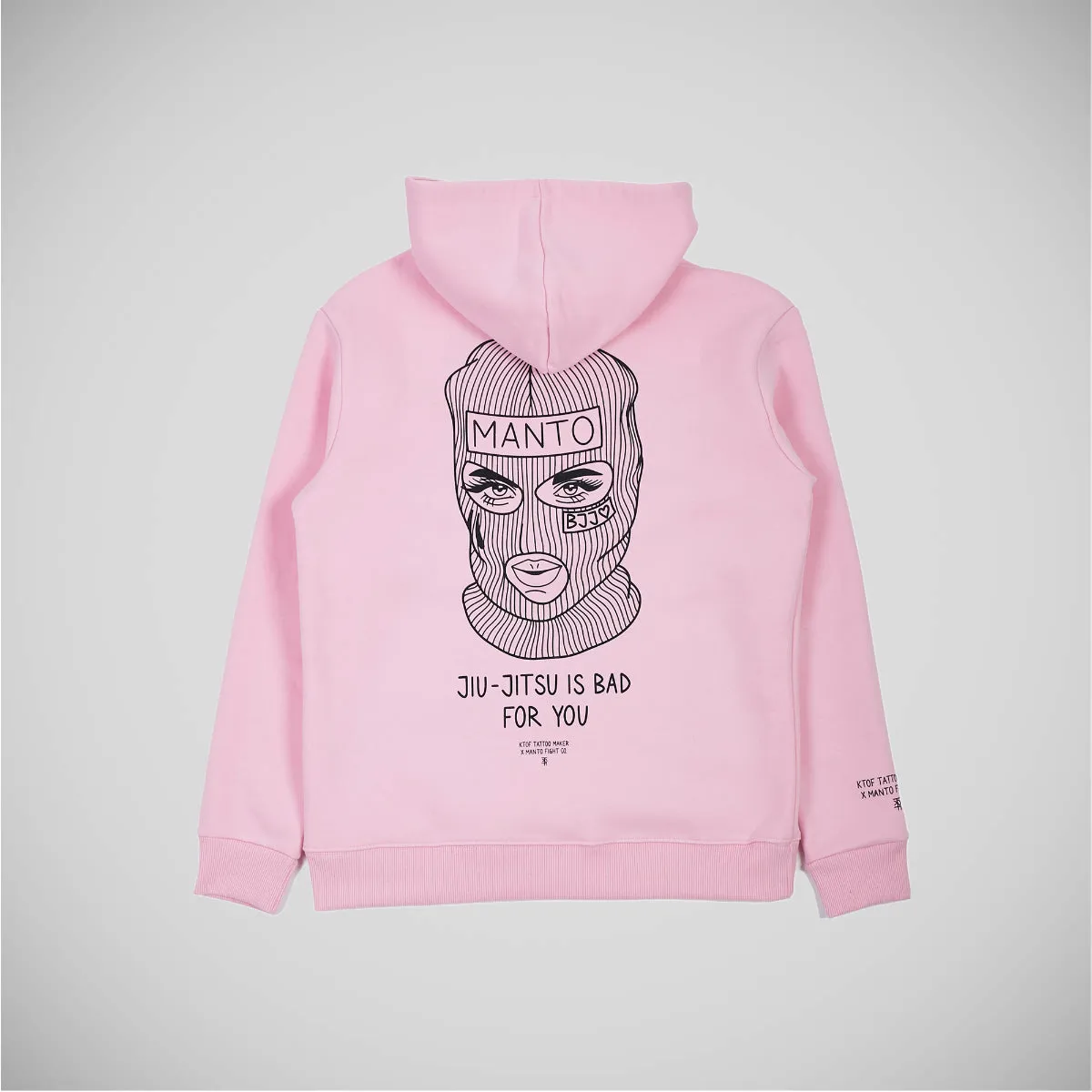 Manto x KTOF Balaclava Hoodie Pink