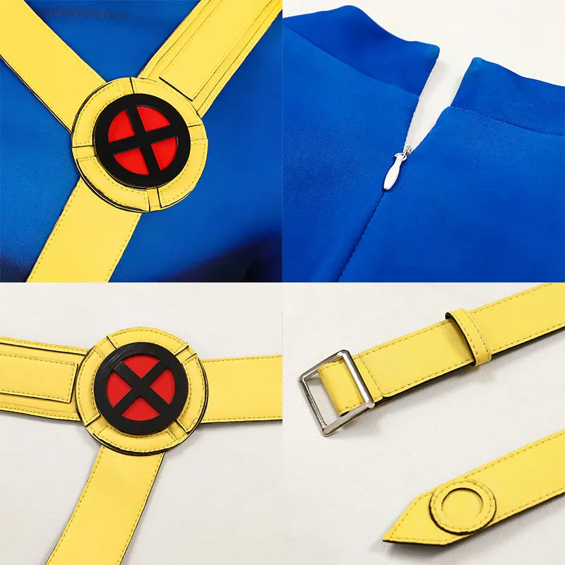 Marvel X-MenScott Summers Cyclops Cosplay Costume - Premium Version