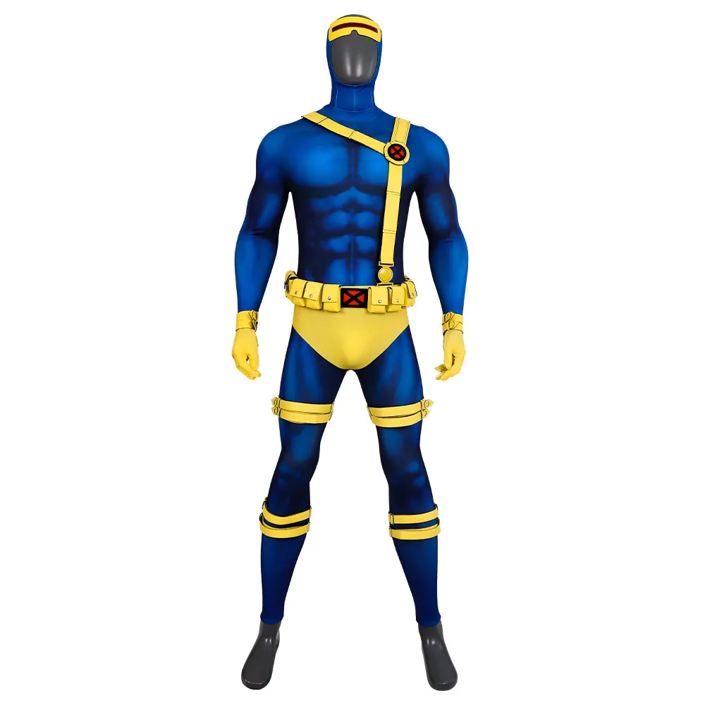 Marvel X-MenScott Summers Cyclops Cosplay Costume - Premium Version