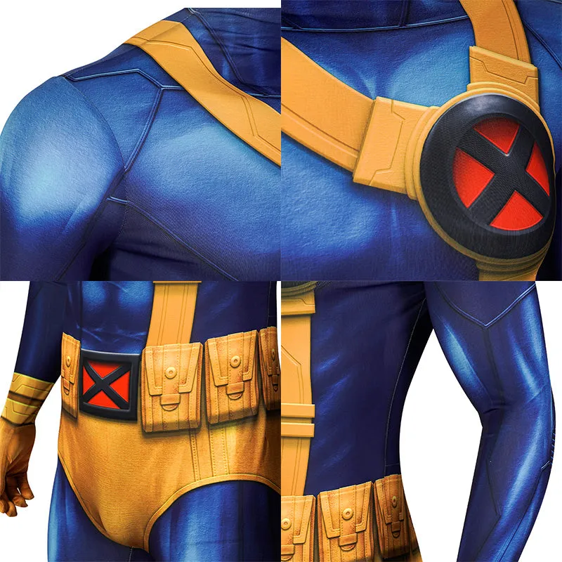 Marvel X-MenScott Summers Cyclops Cosplay Costume