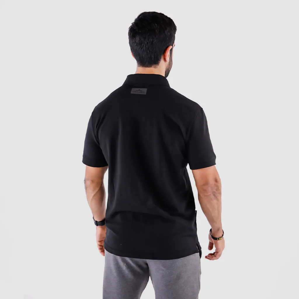 MEN AIDEN POLO T-SHIRT(BLACK)