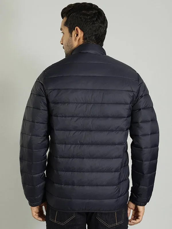 Men Solid Full Sleeve Puffer Jacket