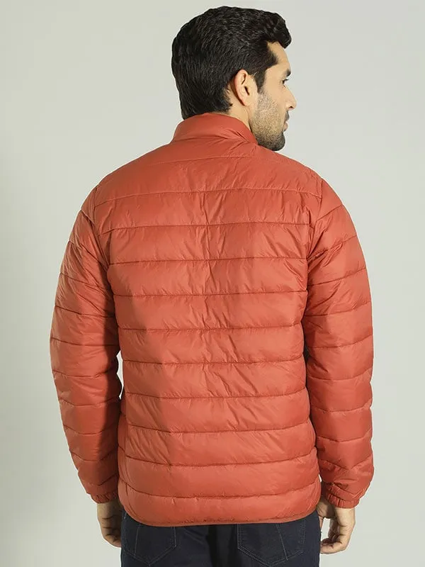 Men Solid Full Sleeve Puffer Jacket