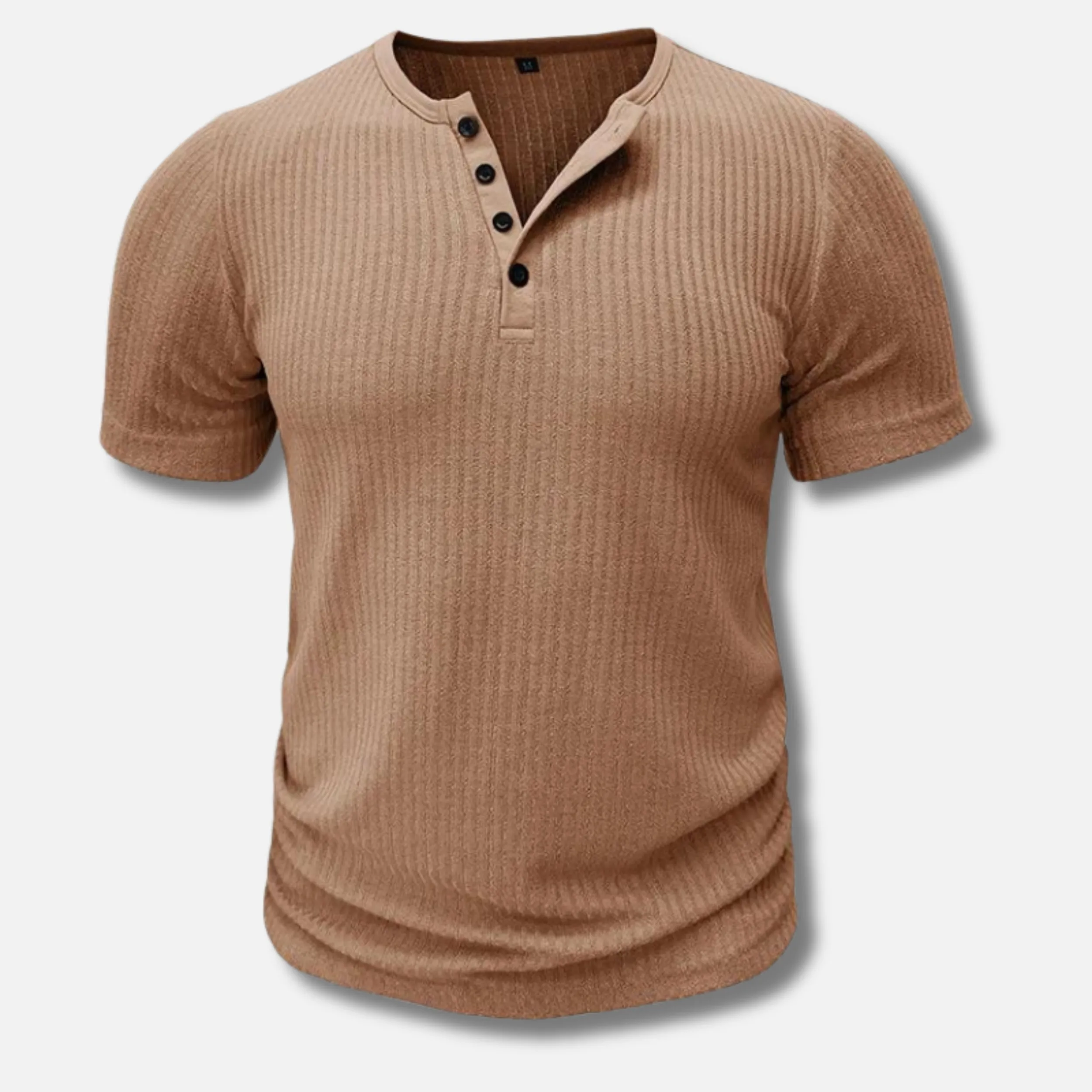 Men's Fitted Henley T-Shirt