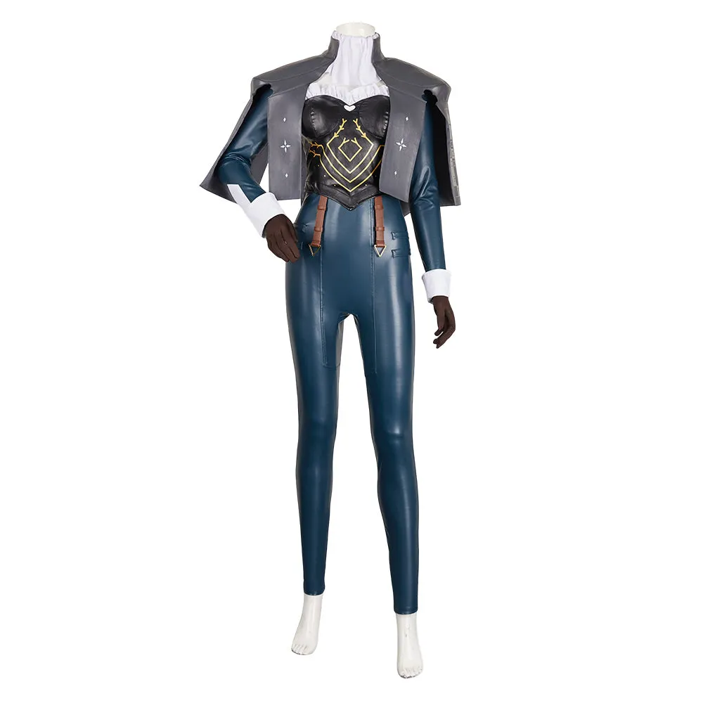 Metaphor: ReFantazio Hulkenberg Women Blue Outfit Carnival Halloween Cosplay Costume