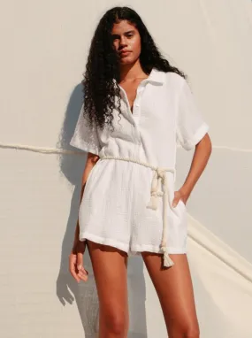 Mia Romper - White