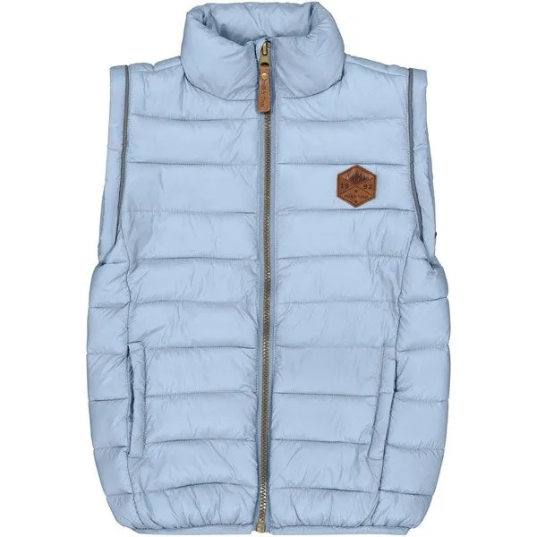 Mikk-Line Nylon Puffer 2 in 1 Jacket Faded Denim