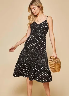 Mixed Polka Dot Dress