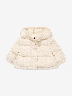 Moncler Enfant Baby Girls Down Padded Tessa Jacket in Beige