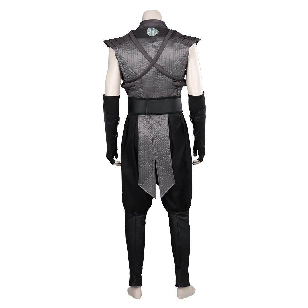 Mortal Kombat Tomas Vrbada /Smoke Gray Male Fighter Roleplay Jumpsuit Party Carnival Halloween Cosplay Costume