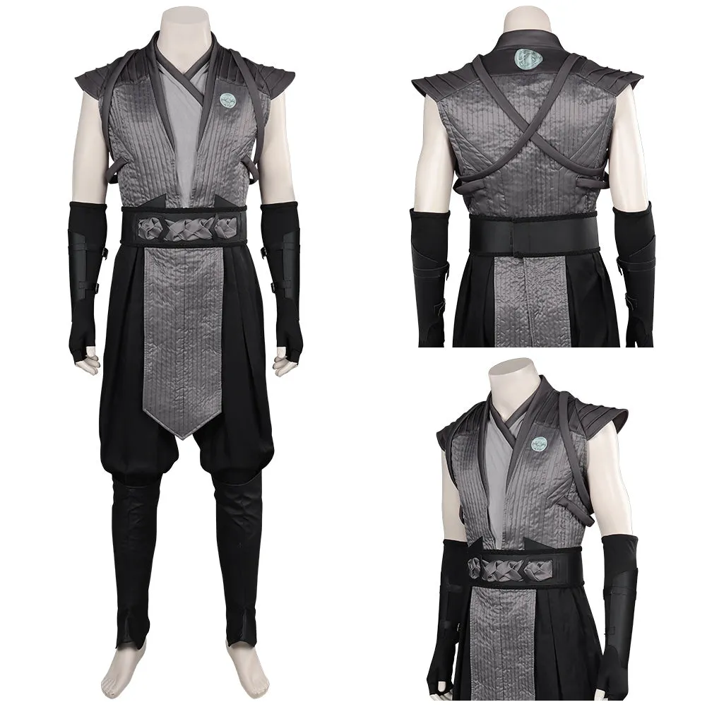 Mortal Kombat Tomas Vrbada /Smoke Gray Male Fighter Roleplay Jumpsuit Party Carnival Halloween Cosplay Costume