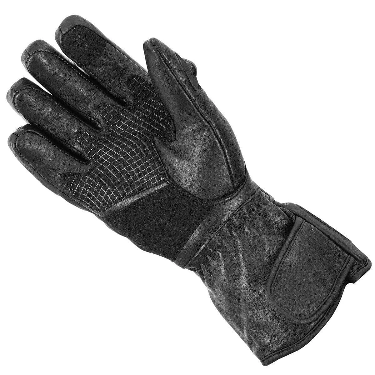 Motorcycle Leather Vented Waterproof Gloves