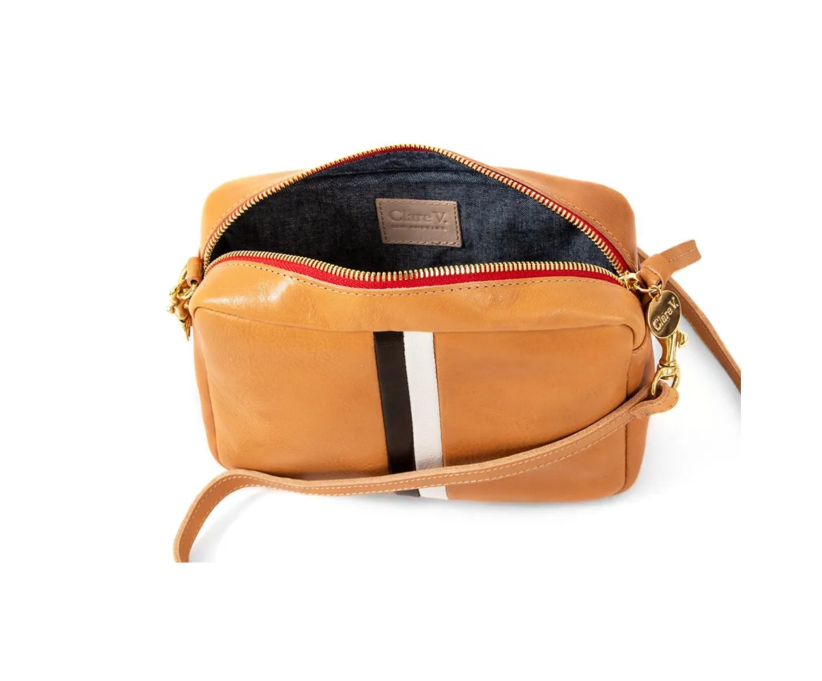 Natural Stripe Crossbody