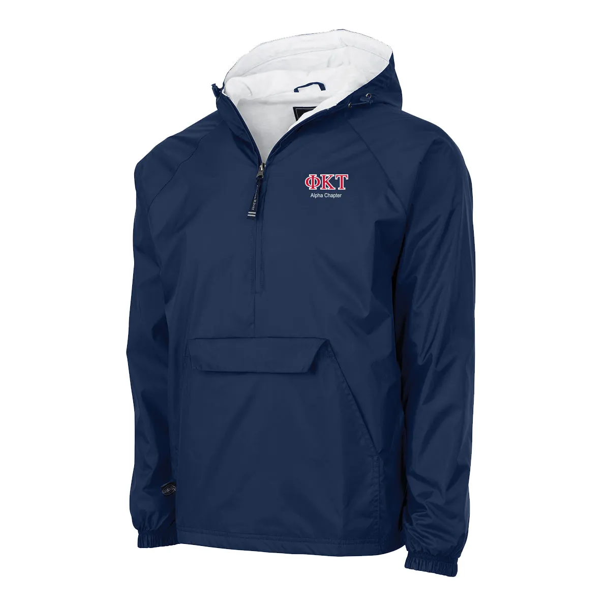 New! Phi Tau Classic 1/4 Zip Rain Jacket