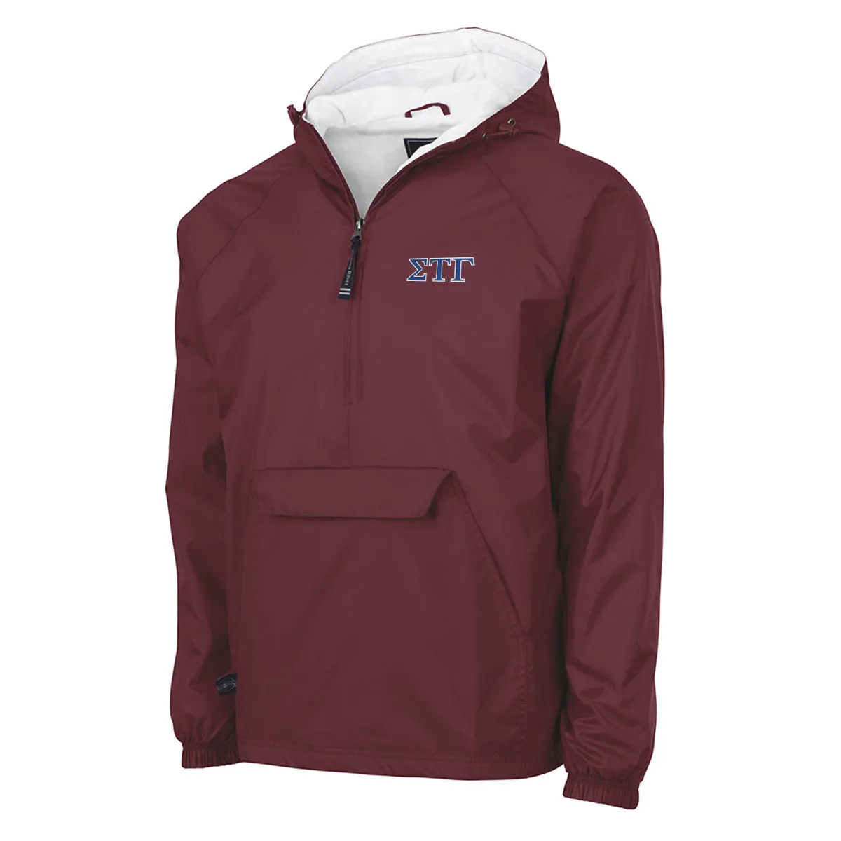 New! Sig Tau Classic 1/4 Zip Rain Jacket