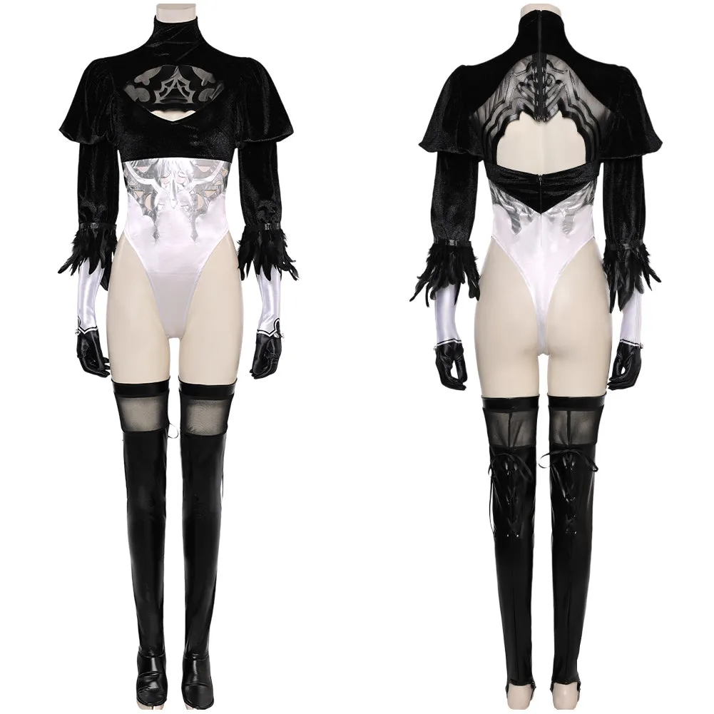 NieR: Automata YoRHa No.2 Type B Women Black Sexy Jumpsuit Party Carnival Halloween Cosplay Costume