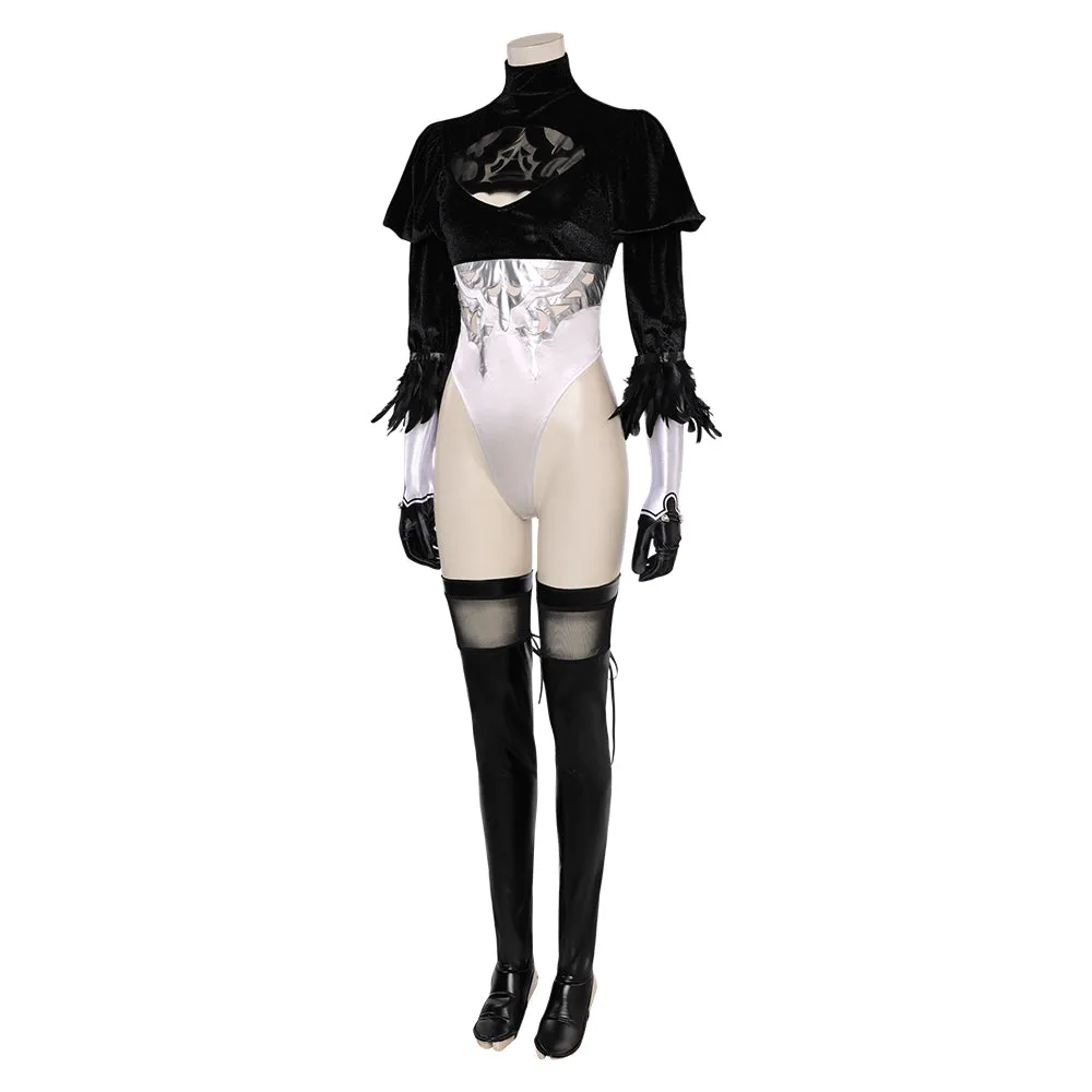 NieR: Automata YoRHa No.2 Type B Women Black Sexy Jumpsuit Party Carnival Halloween Cosplay Costume