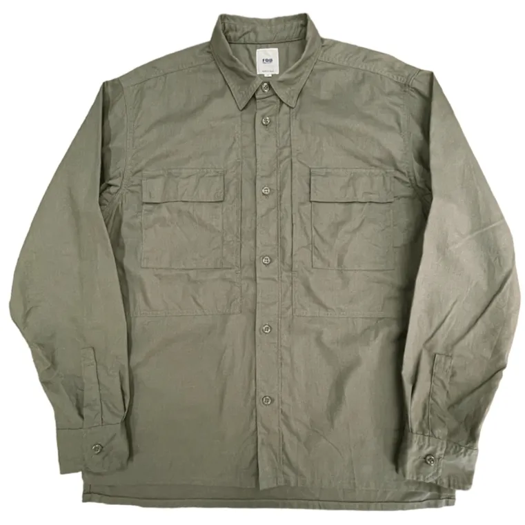 Olive Cotton Field L/S Shirt