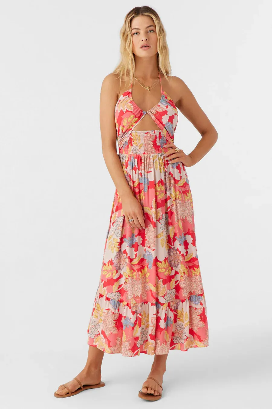 O'Neill Kynlee Antalya Floral Midi Dress