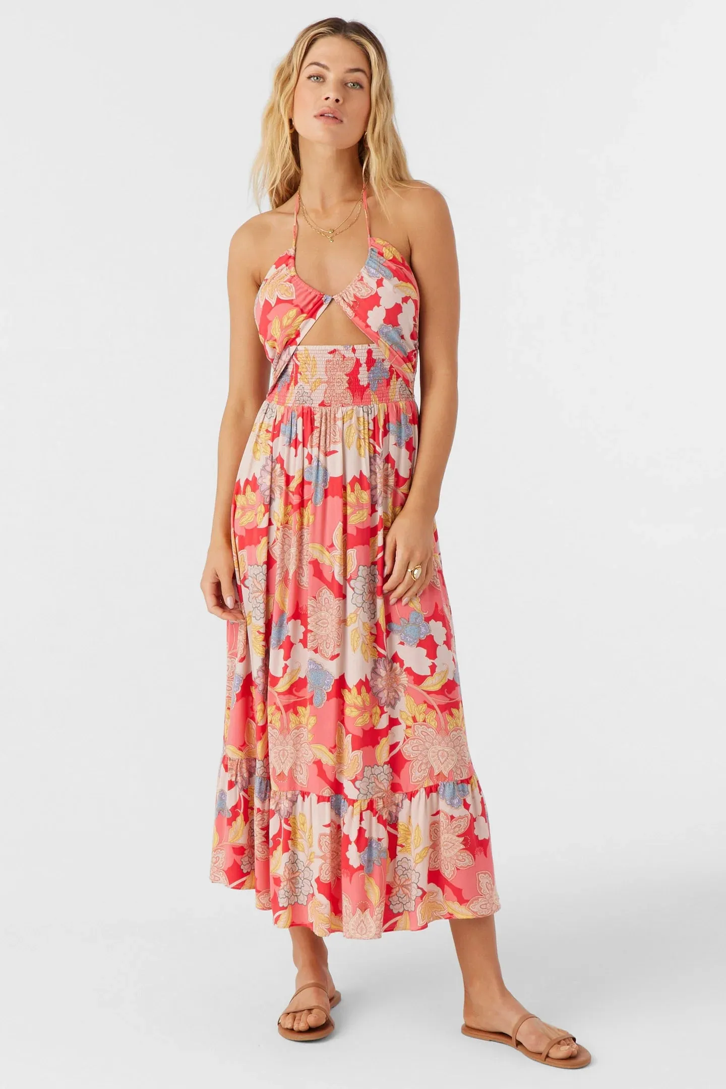 O'Neill Kynlee Antalya Floral Midi Dress