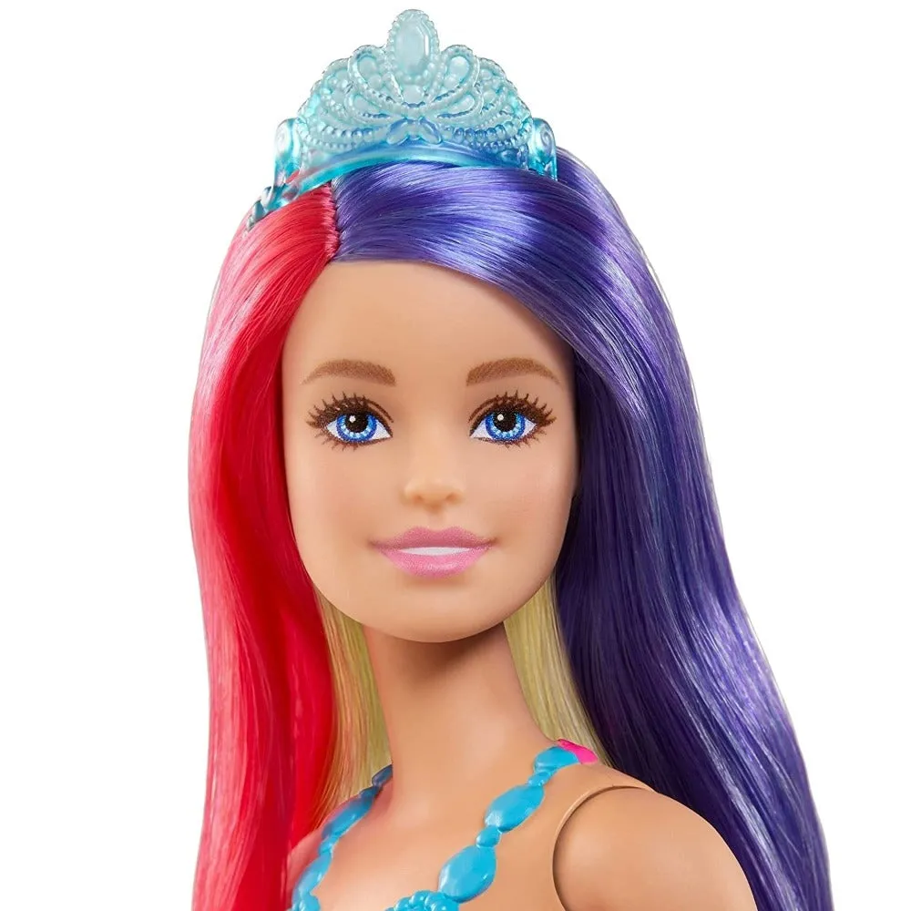 Original 7 in 1 Barbie Dreamtopia Princess Doll with Extra-Long Two-Tone Fantasy Hair & Styling Accessories