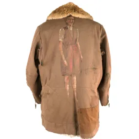 Original Imperial Japanese WWII Bomber Jacket Captured & Painted by American Soldier