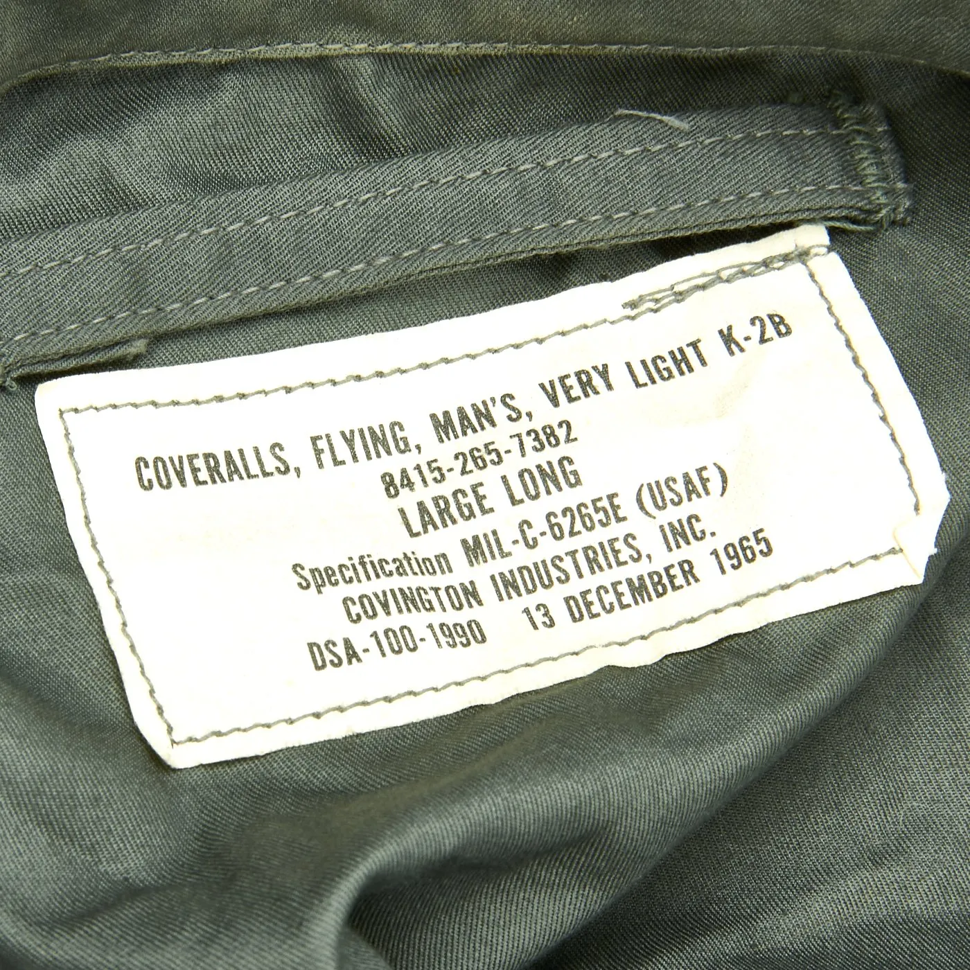 Original U.S. Cold War Colonel Flight Medic 417th Tactical Fighter Squadron MA1 Flying Jacket and Flight Suit