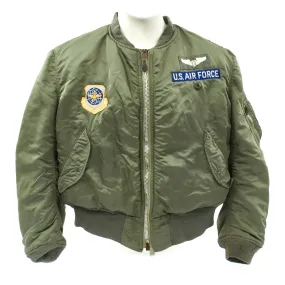 Original U.S. Cold War Colonel Flight Medic 417th Tactical Fighter Squadron MA1 Flying Jacket and Flight Suit