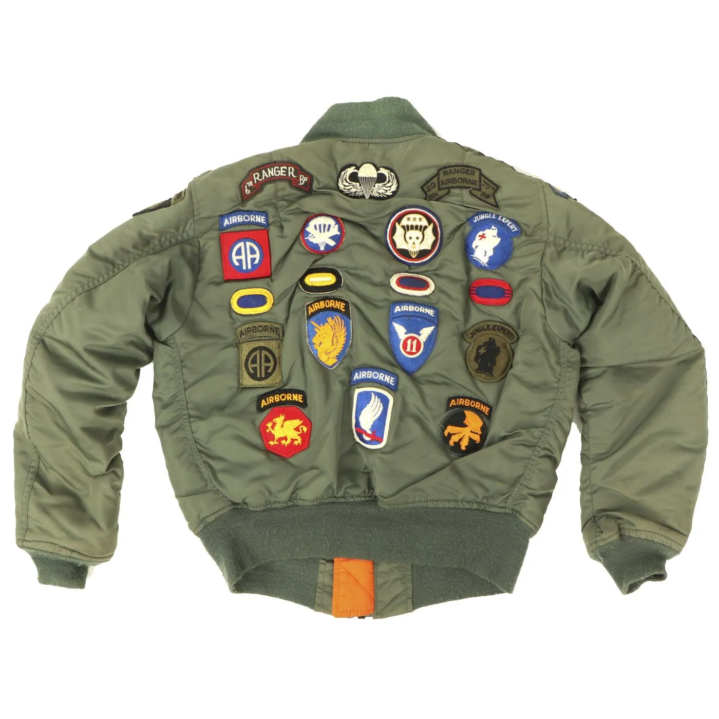 Original U.S. Vietnam War Era MA1 Patched Flying Jacket - Size 38