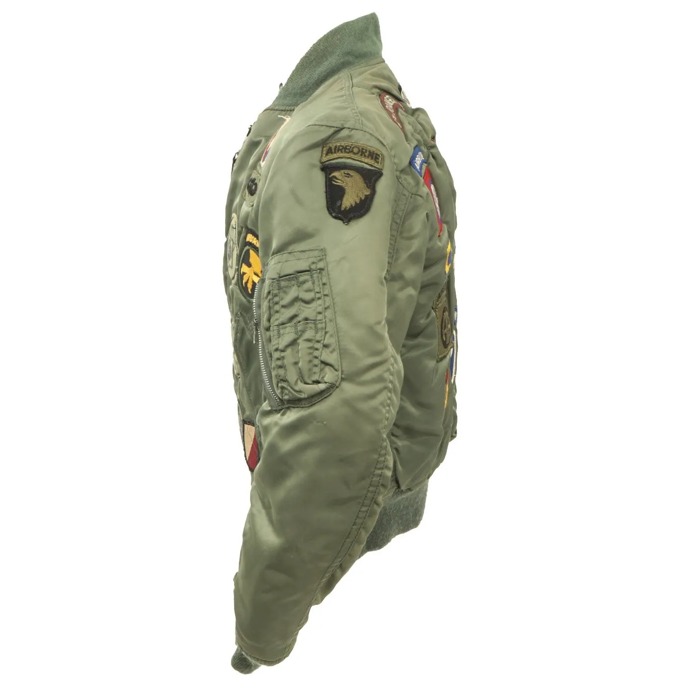 Original U.S. Vietnam War Era MA1 Patched Flying Jacket - Size 38