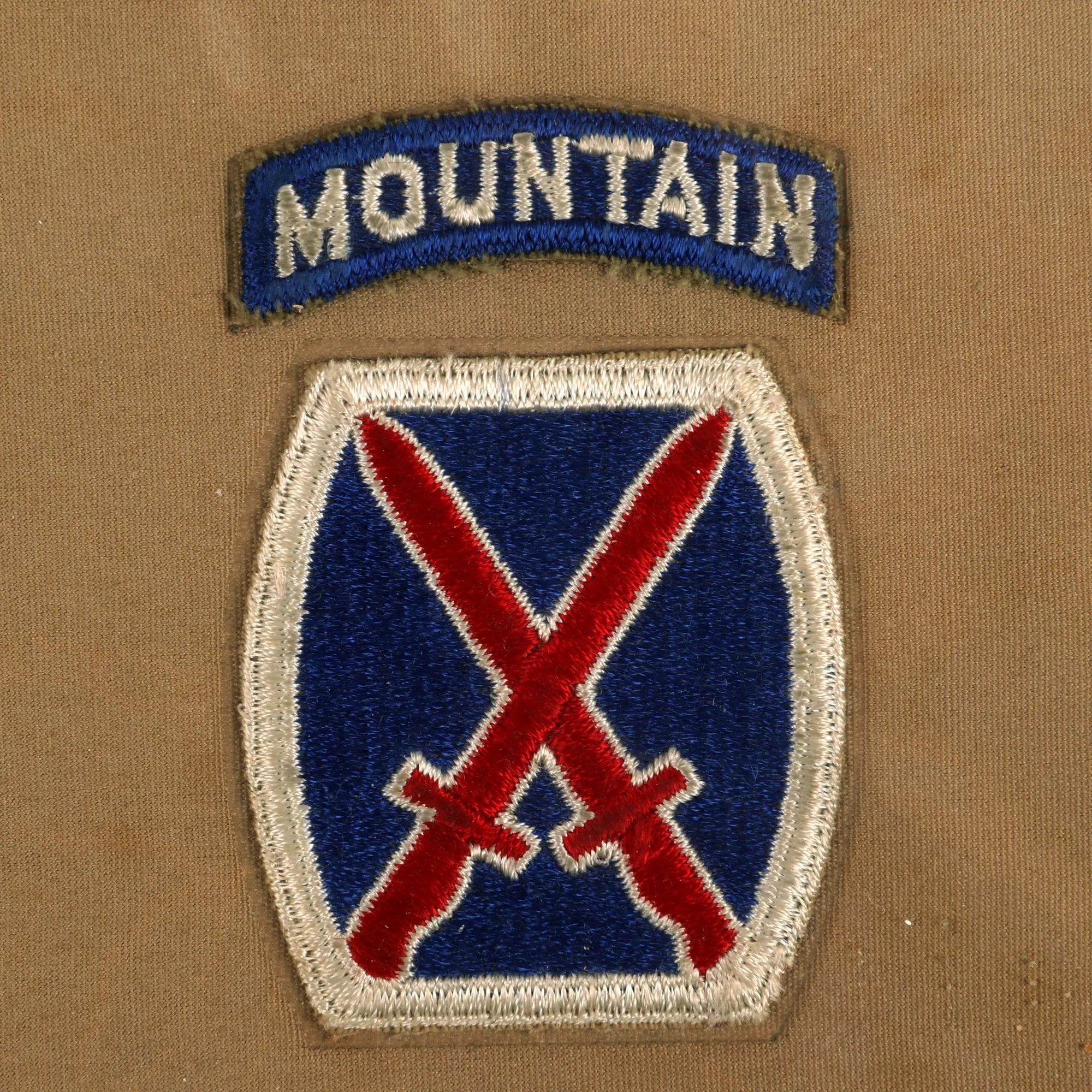 Original U.S. WWII 10th Mountain Division Mountaineering  Uniform and Equipment Set with Ice Axe