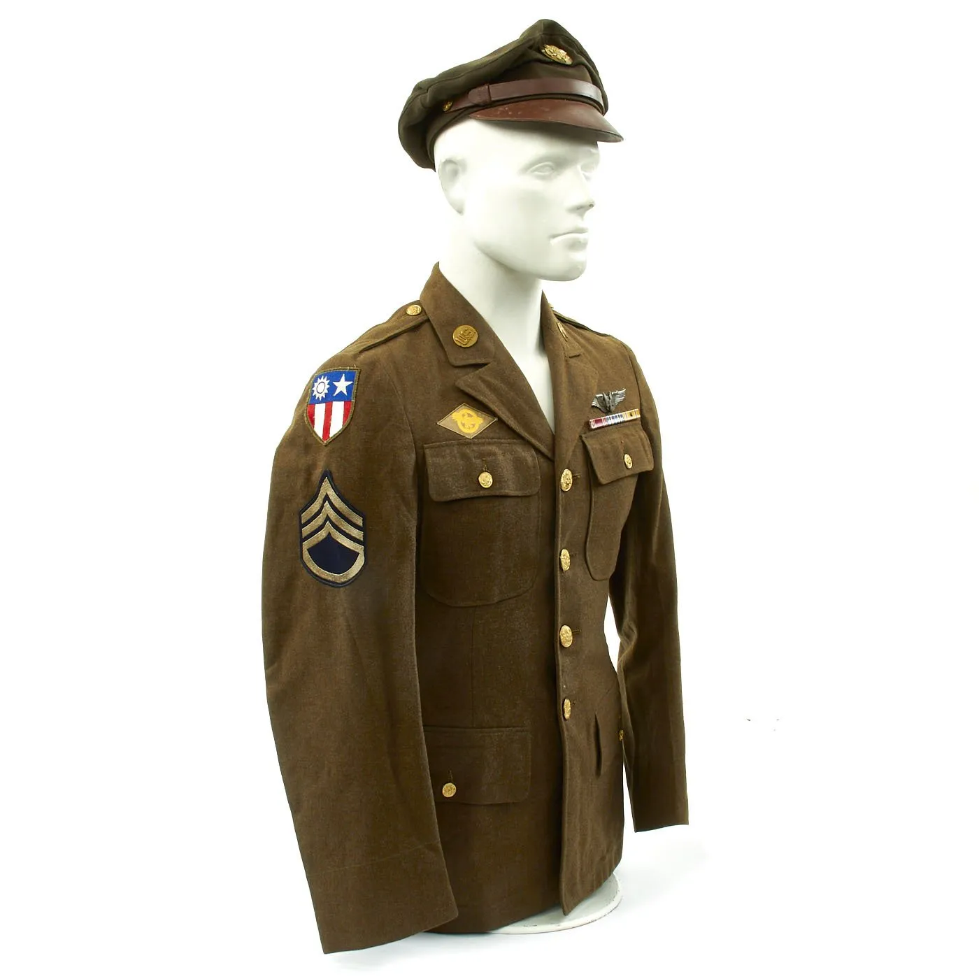 Original U.S. WWII 20th Air Force Named Aerial Gunner Grouping with A-2 Jacket