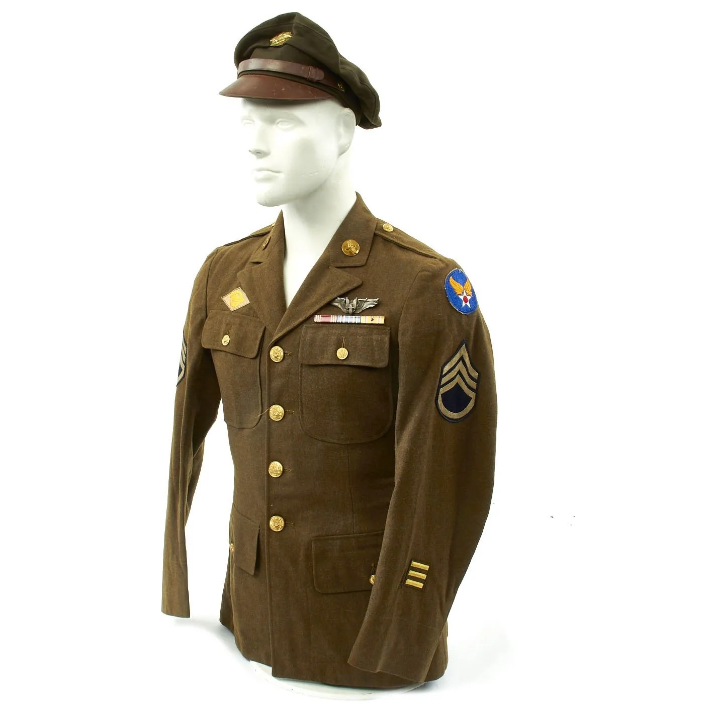 Original U.S. WWII 20th Air Force Named Aerial Gunner Grouping with A-2 Jacket