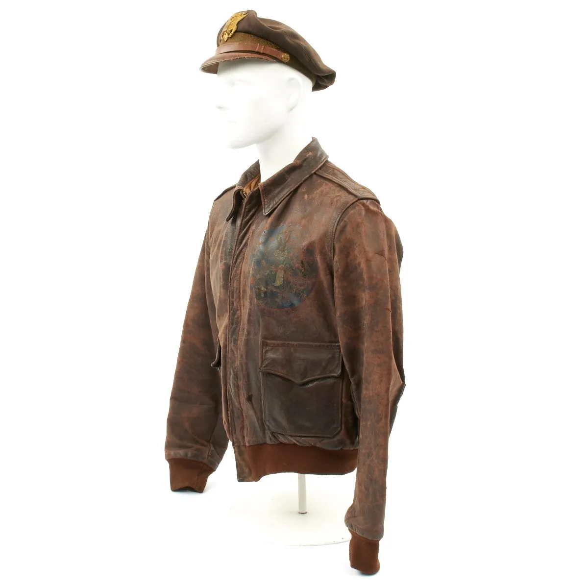 Original U.S. WWII 303rd Bomb Group Hell's Angels Identified A-2 Flight Jacket Grouping