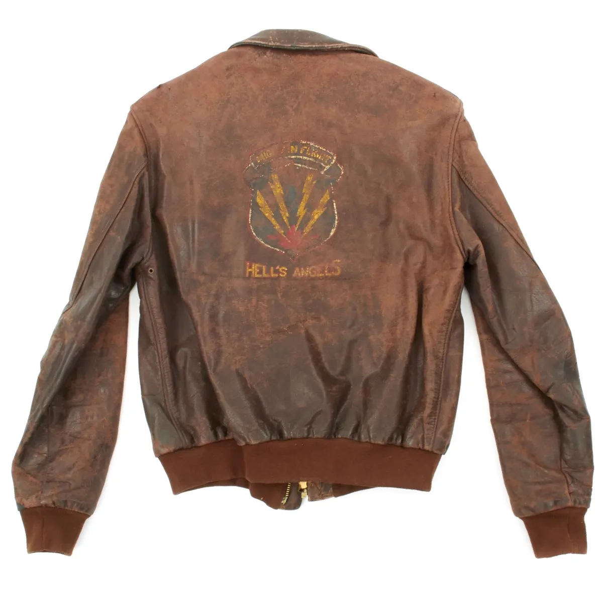 Original U.S. WWII 303rd Bomb Group Hell's Angels Identified A-2 Flight Jacket Grouping