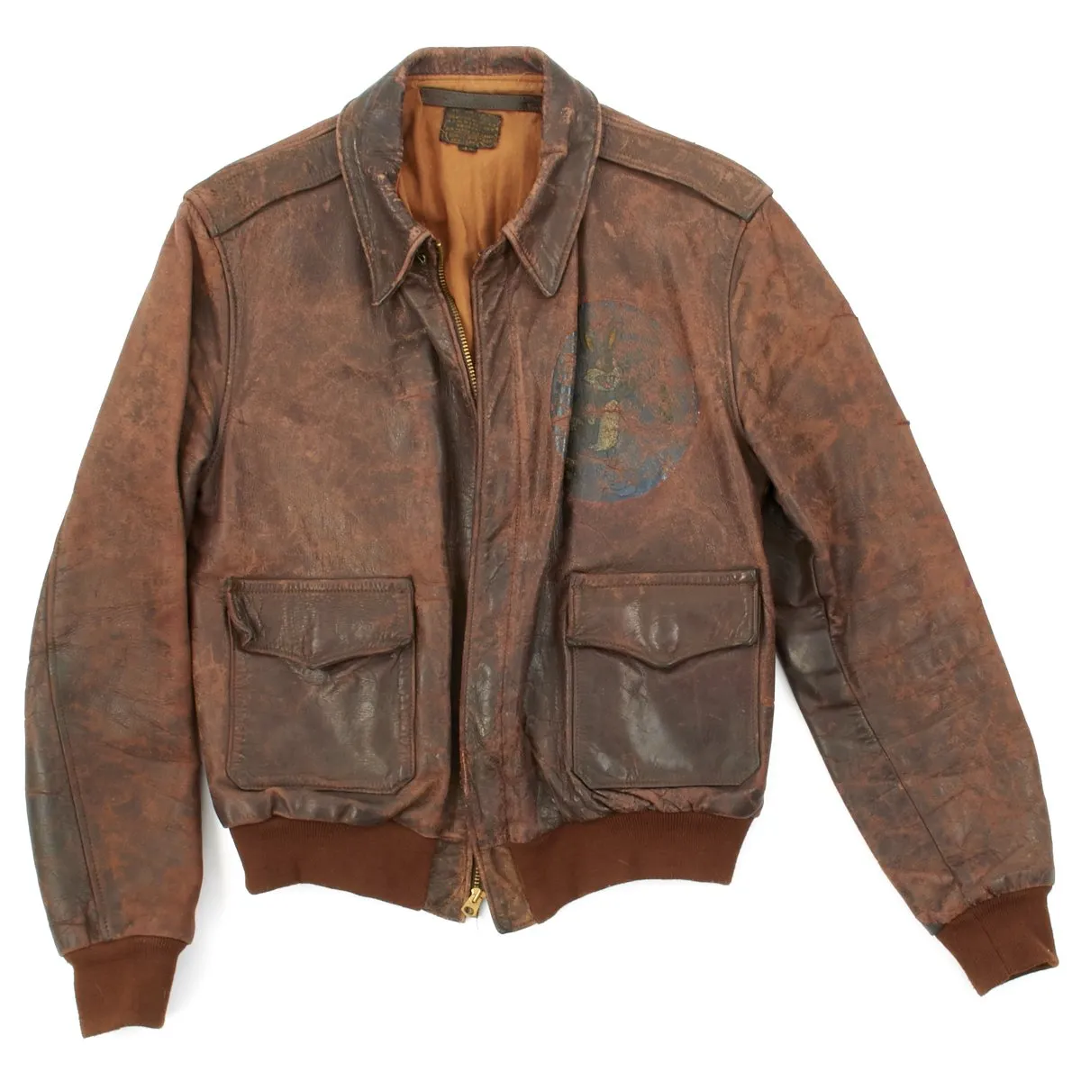 Original U.S. WWII 303rd Bomb Group Hell's Angels Identified A-2 Flight Jacket Grouping